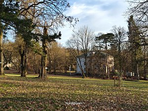 Peter Blei unterwegs im Park Hohenrode