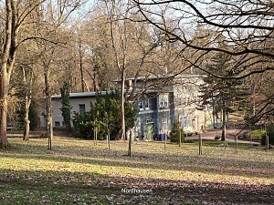 Peter Blei unterwegs im Park Hohenrode
