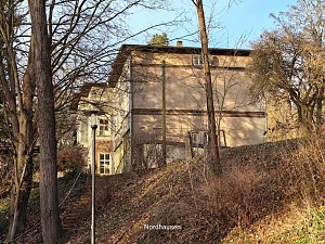 Peter Blei unterwegs im Park Hohenrode