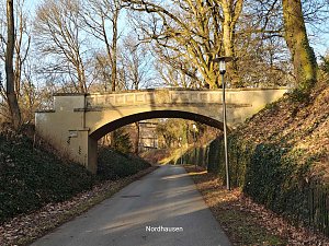 Peter Blei unterwegs im Park Hohenrode