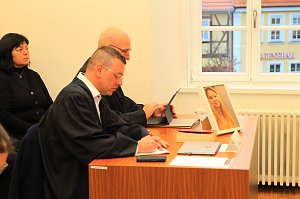 Gerichtsverhandlung am Amtsgericht M&uuml;hlhausen 