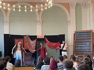 Das "White Horse Theatre" war wieder am Humboldt-Gymnasium zu Gast