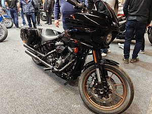 Peter Blei unterwegs auf der Motorradmesse