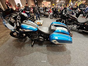 Peter Blei unterwegs auf der Motorradmesse