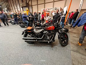 Peter Blei unterwegs auf der Motorradmesse