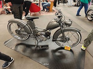 Peter Blei unterwegs auf der Motorradmesse
