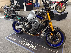 Peter Blei unterwegs auf der Motorradmesse