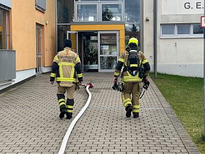 Feuerwehreinsatz an der Lessingschule
