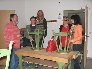 Arbeitsbesuch in Franzbergschule