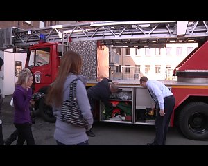 Der Girls Day bei der Polizei, dem THW, der Feuerwehr und der Maximator GmbH