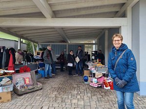So schön soll es wieder werden - Impressionen vom ersten Dorfflohmarkt in Rodishain