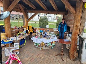 So schön soll es wieder werden - Impressionen vom ersten Dorfflohmarkt in Rodishain