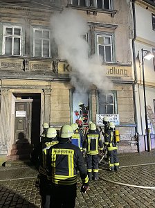 L&ouml;scharbeiten an Bleicher&ouml;der Haus