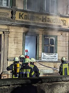 L&ouml;scharbeiten an Bleicher&ouml;der Haus