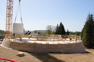 Stahlbaustart am Hexenbesen