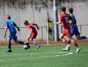 Landespokalfinale zwischen Nordhausens und Erfurts C-Jugendlichen