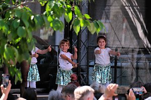 Gro&szlig;e Volksfeststimmung am 2. Tag auf dem Rolandsfest in Nordhausen
