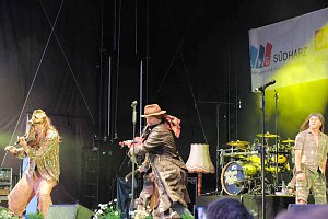 Gro&szlig;e Volksfeststimmung am 2. Tag auf dem Rolandsfest in Nordhausen