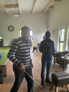 Besuch aus Angola zu Gast im Golfpark