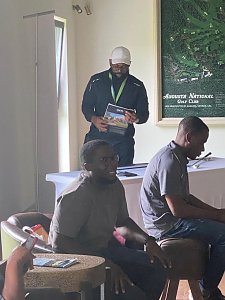Besuch aus Angola zu Gast im Golfpark