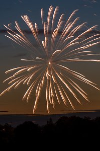 Feuerwerk zum Brunnenfest 2024