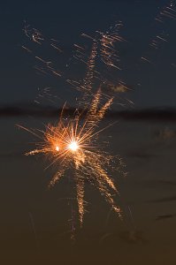 Feuerwerk zum Brunnenfest 2024
