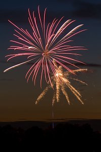 Feuerwerk zum Brunnenfest 2024
