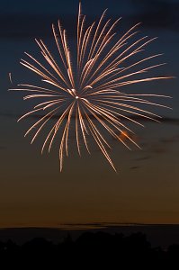 Feuerwerk zum Brunnenfest 2024