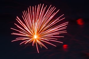 Feuerwerk zum Brunnenfest 2024