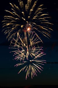 Feuerwerk zum Brunnenfest 2024