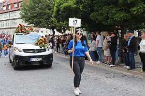 Gro&szlig;er festlicher Umzug zum 211. Brunnenfest in Bad Langensalza
