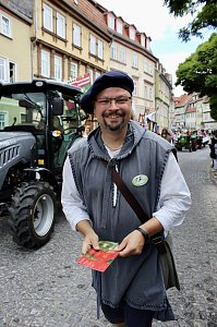 Gro&szlig;er festlicher Umzug zum 211. Brunnenfest in Bad Langensalza