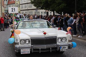 Farbenfroher Festumzug zum 211. Brunnenfest in Bad Langensalza
