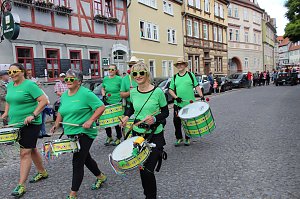 Farbenfroher Festumzug zum 211. Brunnenfest in Bad Langensalza