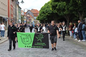 Farbenfroher Festumzug zum 211. Brunnenfest in Bad Langensalza