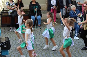 Teilnehmerinnen und Teilnehmer des Festumzuges zum 211. Brunnenfest in Bad Langensalza 