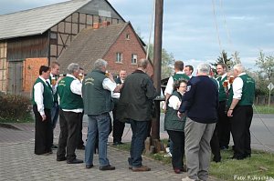 Maibaum gesetzt