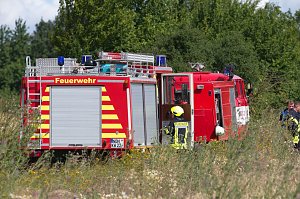 Ausgebranntes Auto bei Werther