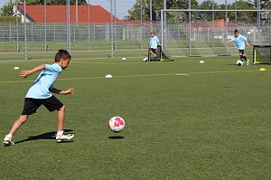 Fussball-Sommercamp im Stadion der Freundschaft in Bad Langensalza