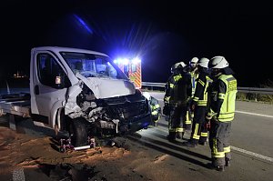 An der Unfallstelle