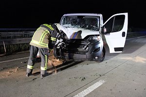 An der Unfallstelle