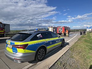 Unfall beim Auffahren auf die A38