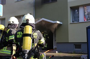 Flammen im Keller