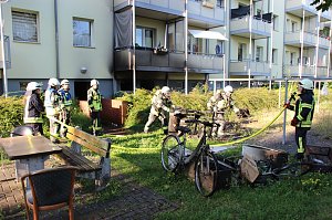 Flammen im Keller