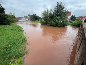 Hochwasser in Sundhausen