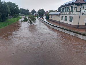 Hochwasser in Sundhausen