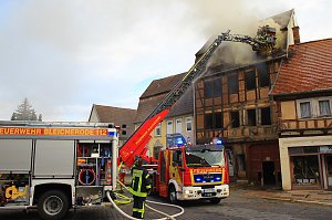 Hausbrand in Bleicherode
