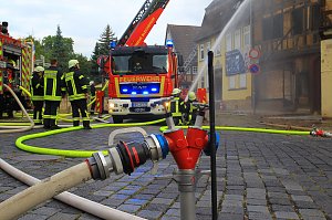 Hausbrand in Bleicherode