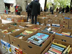 Impressionen vom B&uuml;cherflohmarkt