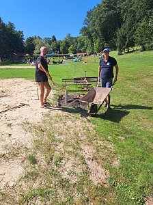 Neuer Beach-Volleyball-Platz in Neustadt